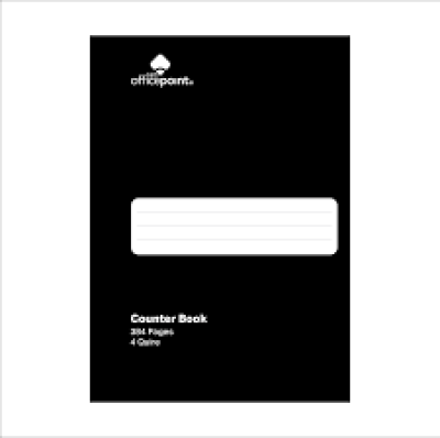 Office Point Counter Books 4 Quire
